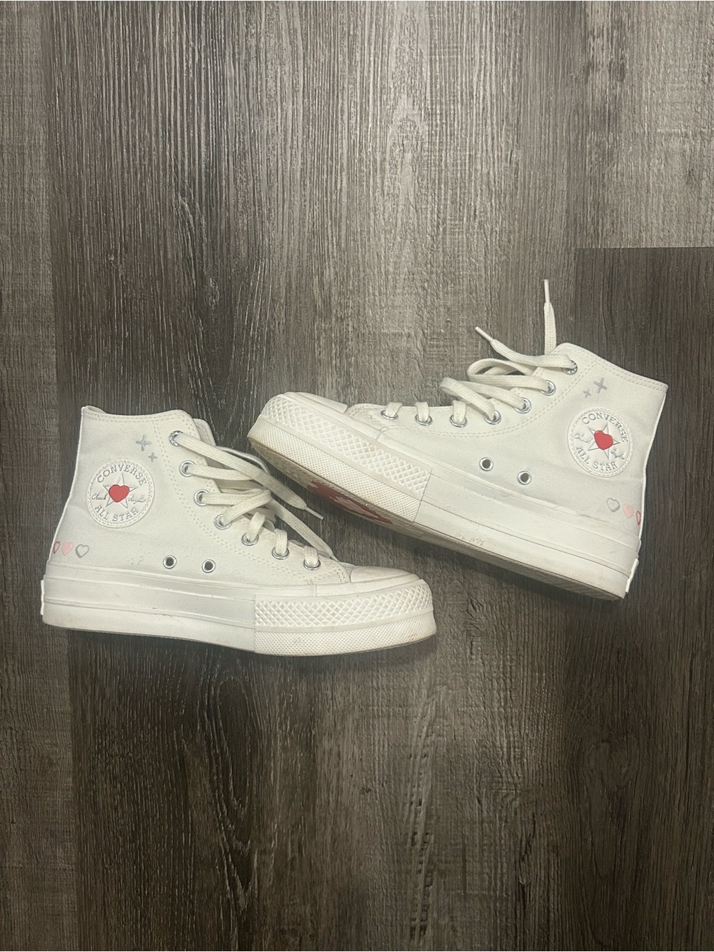 Converse Chuck Taylor All Star Lift Platform High "Y2K Heart" - Picture 2 of 7